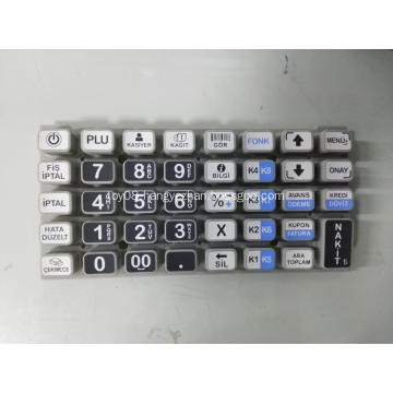 PU Coating Matrix Tactile Silicone Rubber Keypad